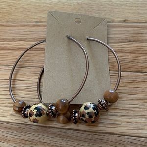 Leopard earrings!